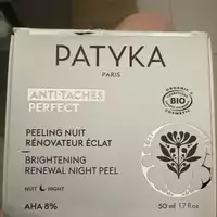 PATYKA - Anti-tâches perfect - Peeling nuit rénovateur éclat