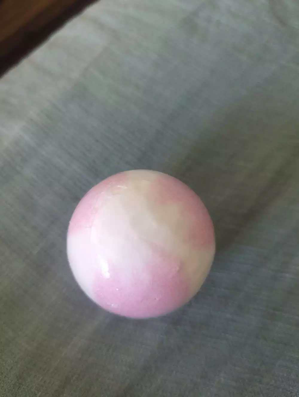 VDF - Bombe de bain bicolore parfum rose 