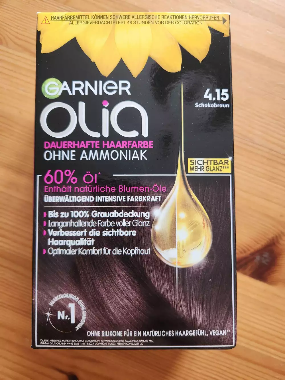 GARNIER - Olia - Dauerhafte haarfarbe 4.15 schokobraun
