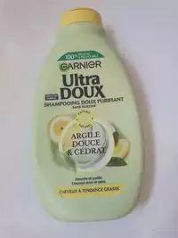 GARNIER - Ultra doux - Shampooing doux purifiant argile douce & cédrat