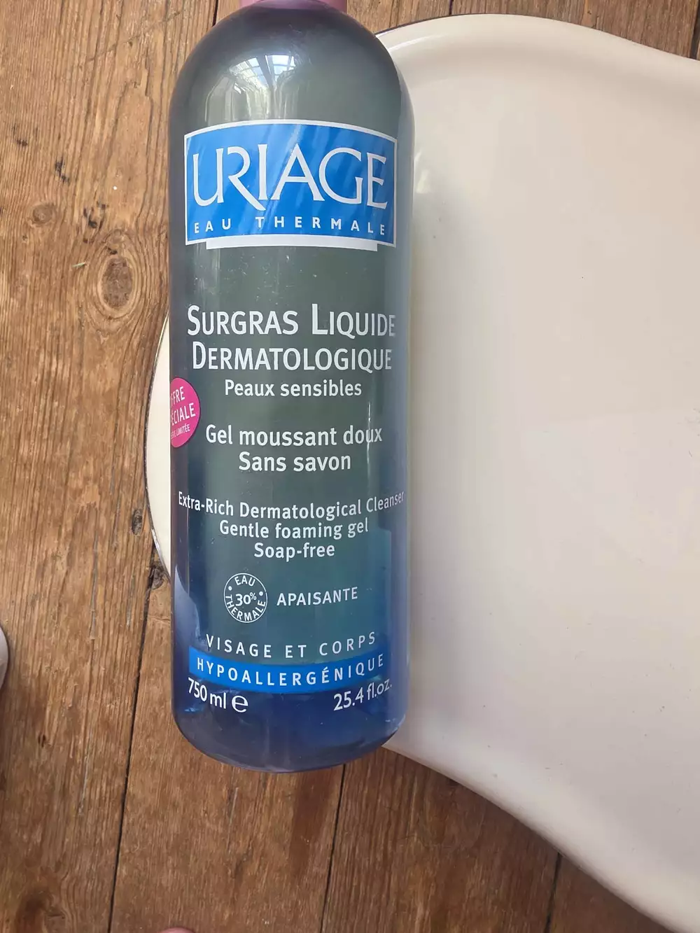 URIAGE - Surgras liquide dermatologique - Gel moussant doux