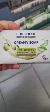 LACURA - Creamy soap with olive oil & aloe vera extract