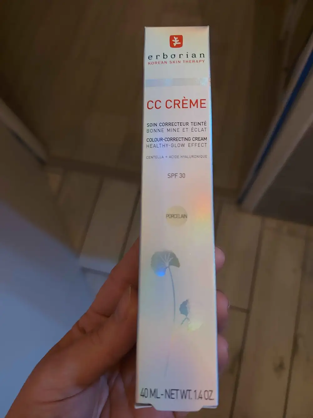 ERBORIAN - CC crème SPF 30 porcelain