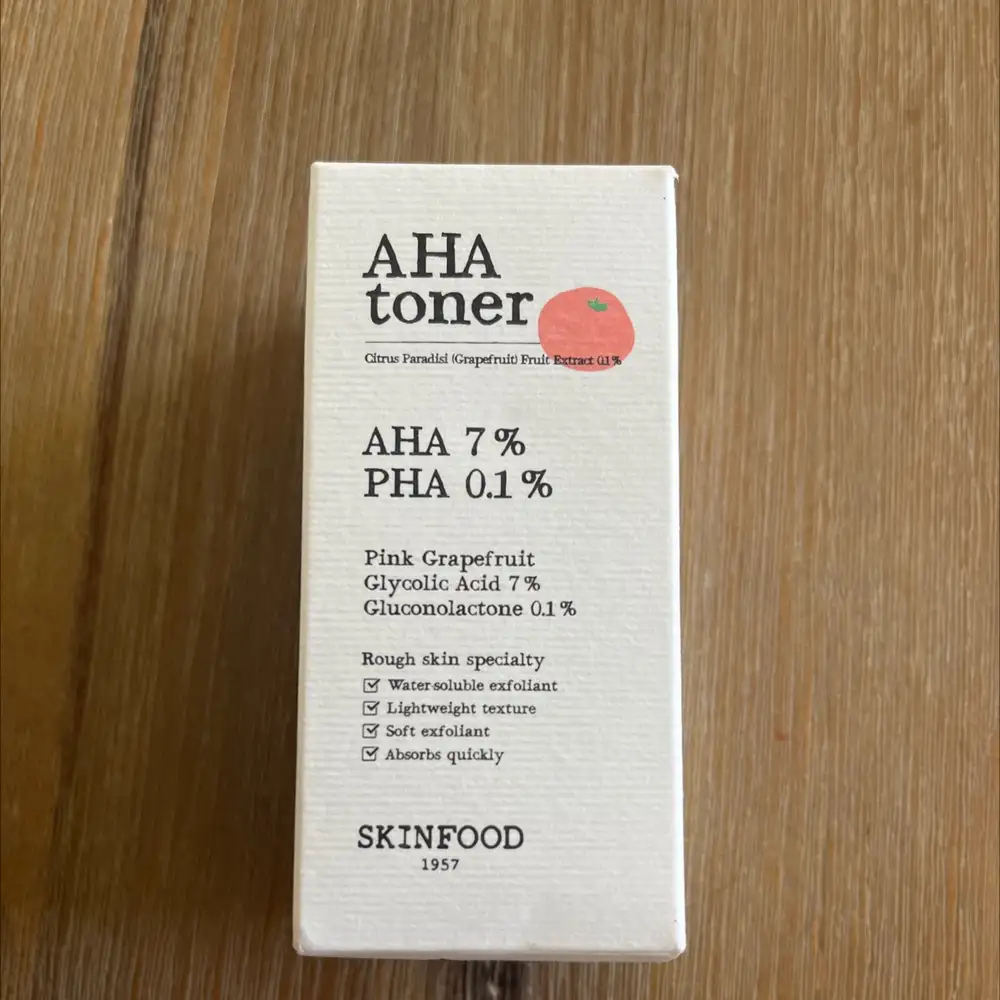 SKINFOOD - AHA toner pink grapefruit