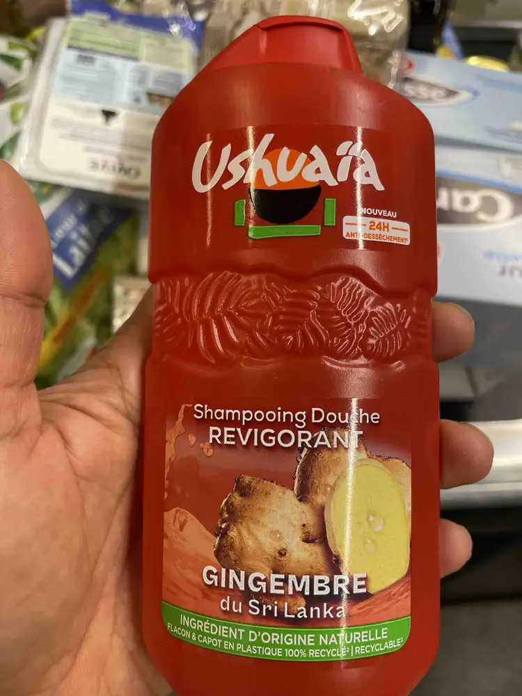 USHUAÏA - Gingembre - Shampooing douche revigorant