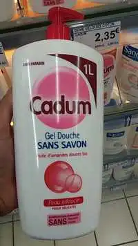 CADUM - Sans savon - Gel douche huile d'amandes douces bio