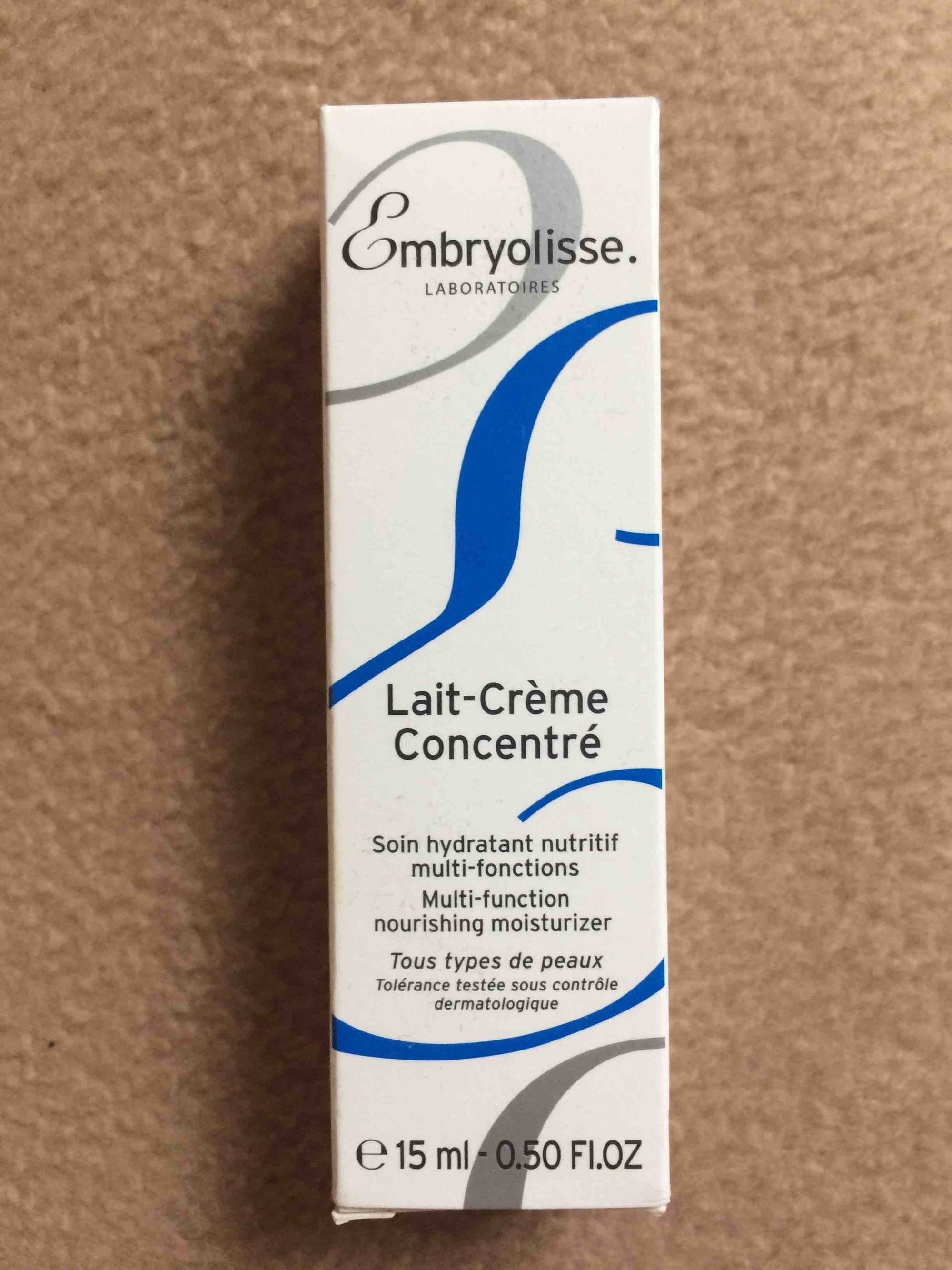 EMBRYOLISSE - Lait-crème concentré - Soin hydratant nutritif