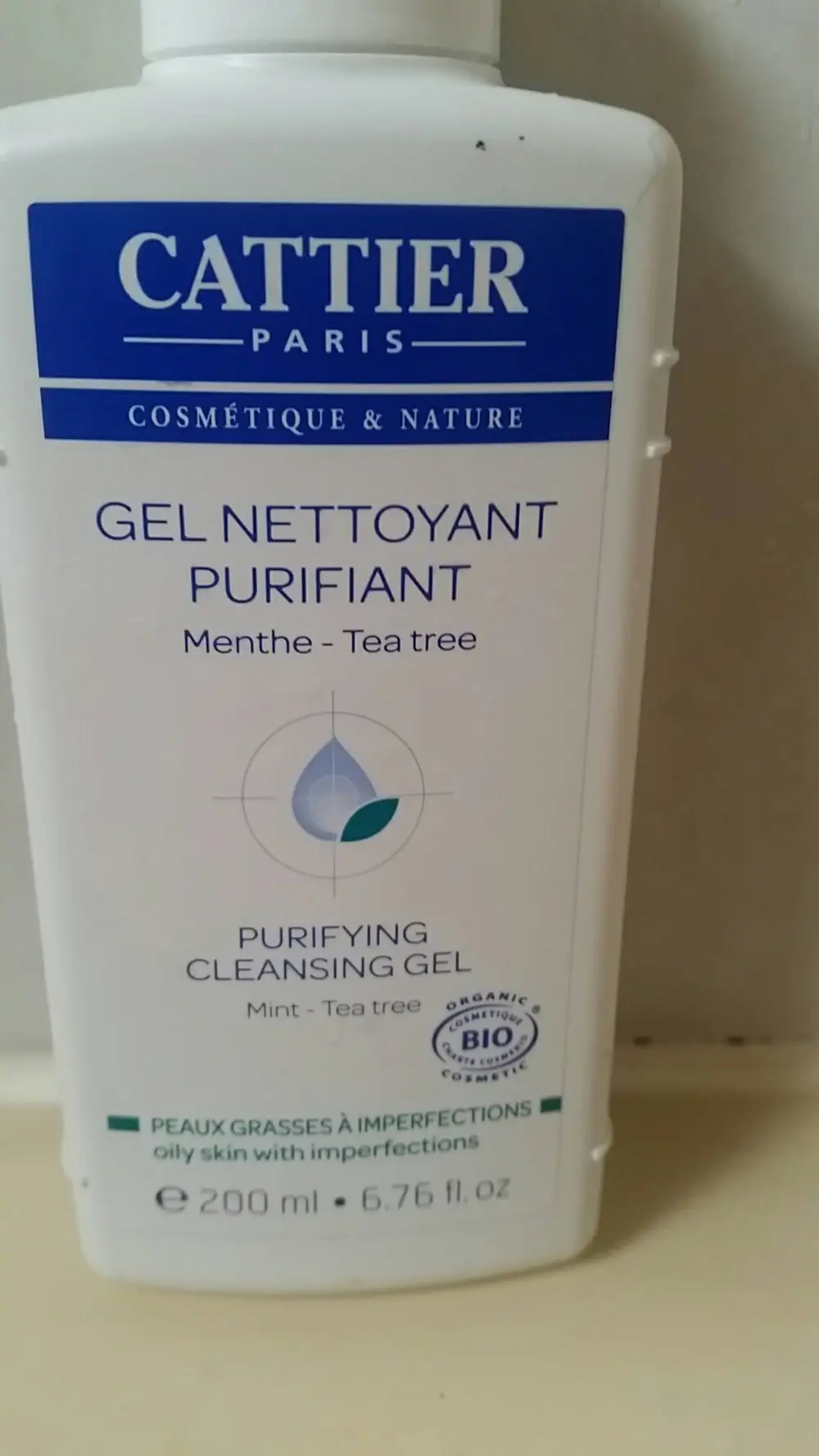 CATTIER PARIS - Gel nettoyant purifiant