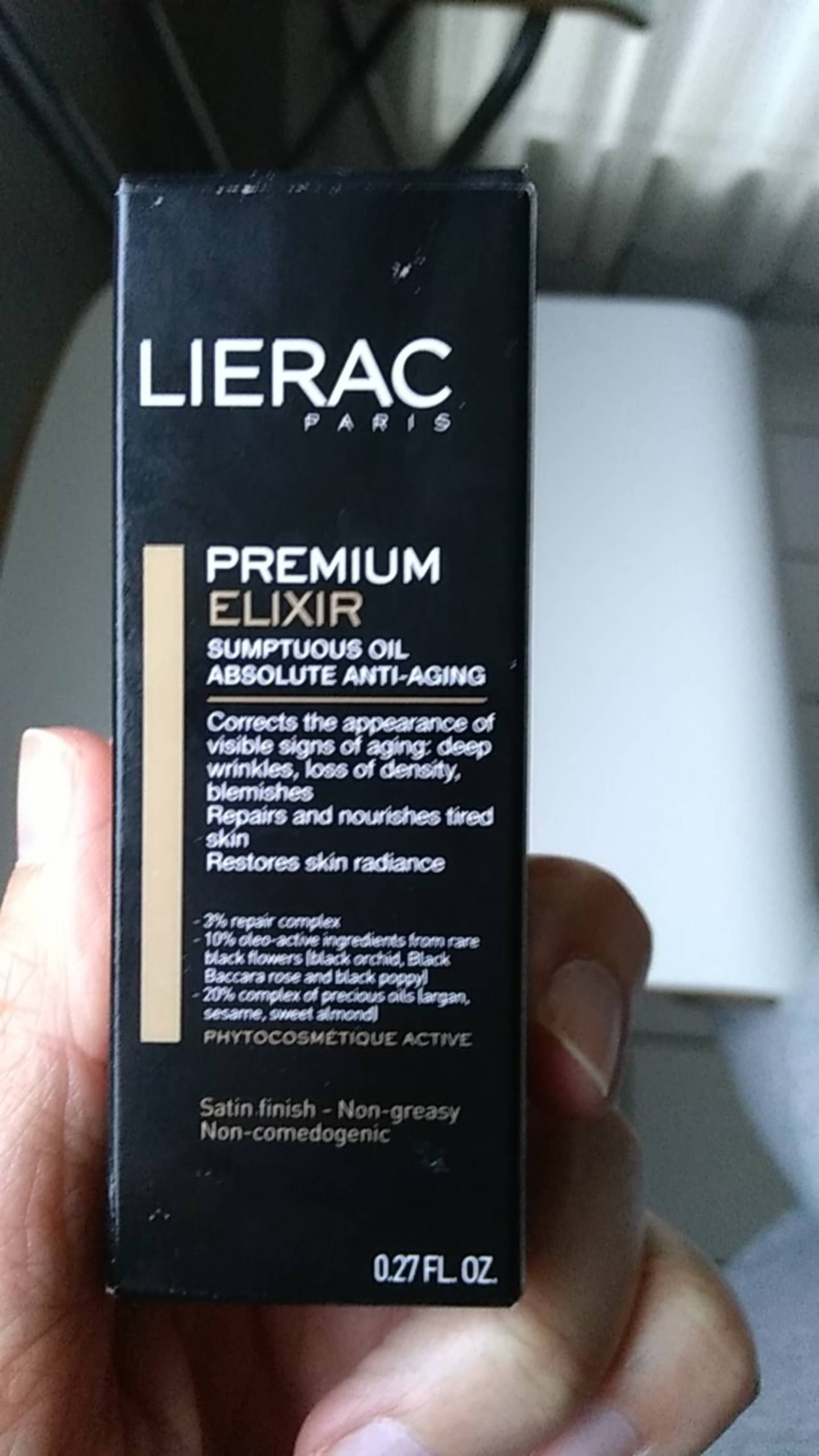 LIÉRAC - Premium elixir - Sumptuous oil absolute anti-aging