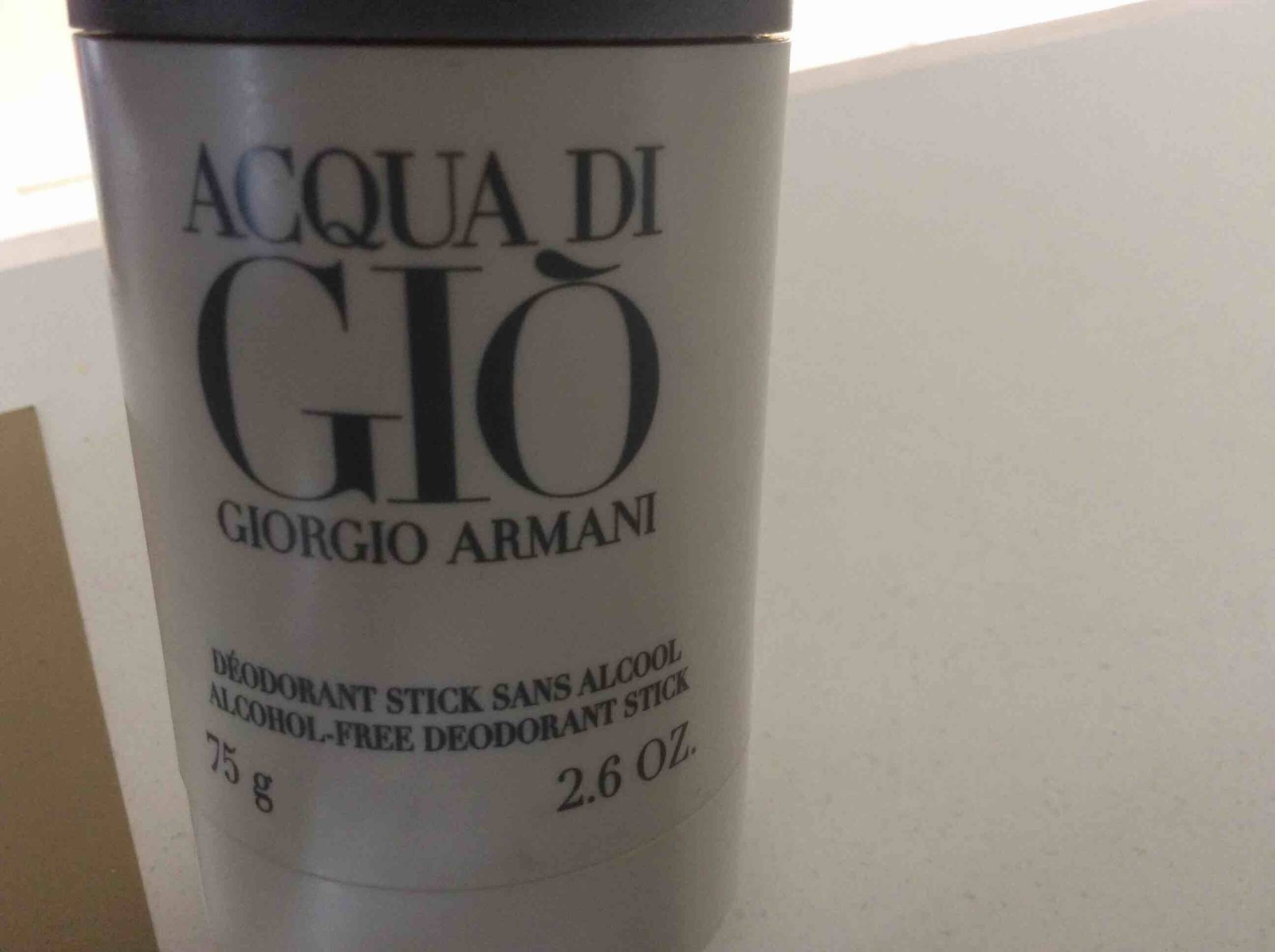 GIORGIO ARMANI - Acqua di Gio - Déodorant stick sans alcool