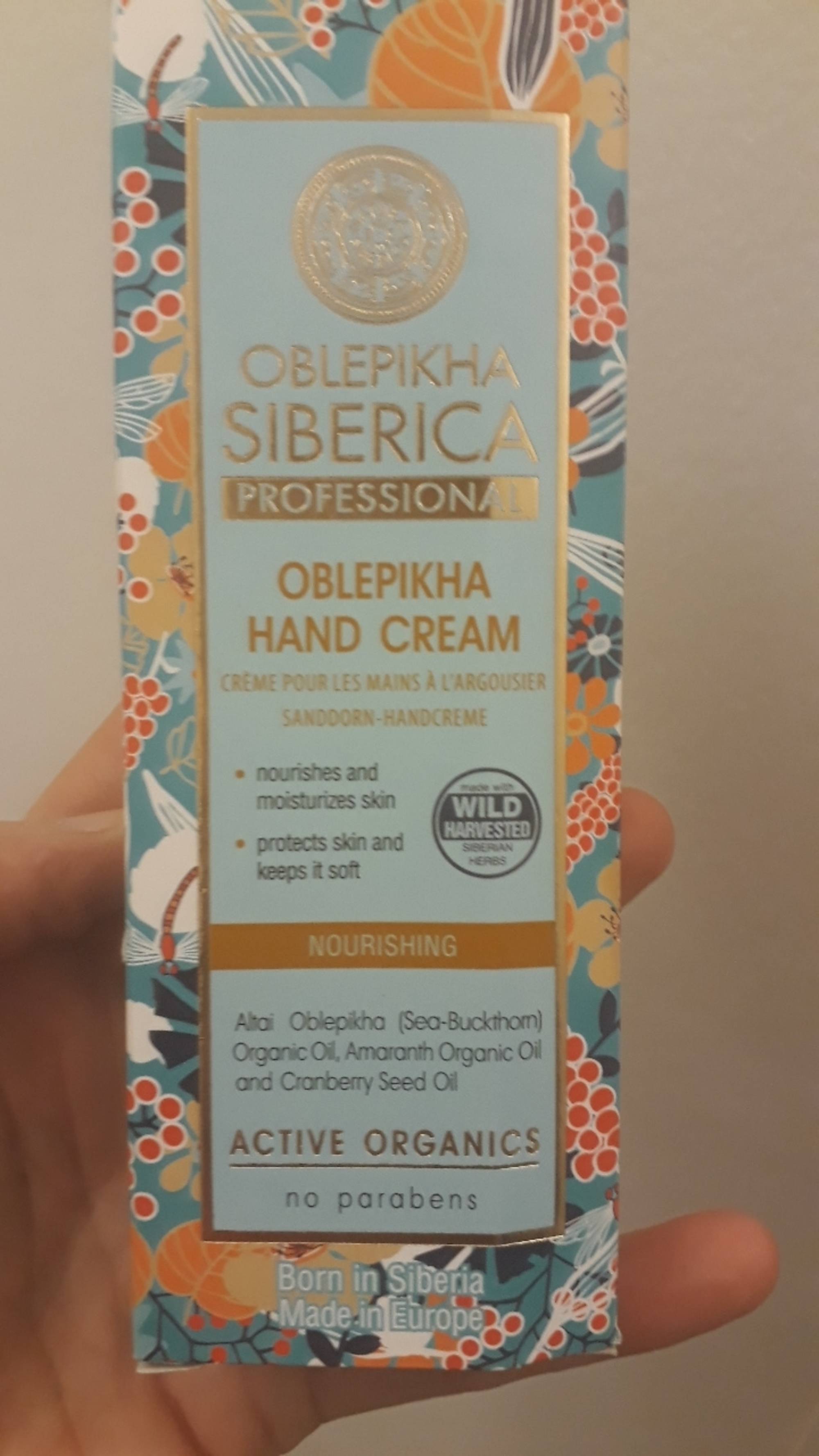 NATURA SIBERICA - Oblepikha - Crème pour les mains à l'argousier