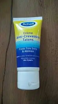 SCHOLL - Crème anti-crevasses talons - Pieds très secs