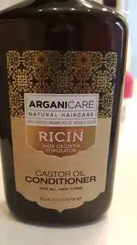 ARGANICARE - Huile de Ricin - Hair growth stimulator - Castor oil conditioner