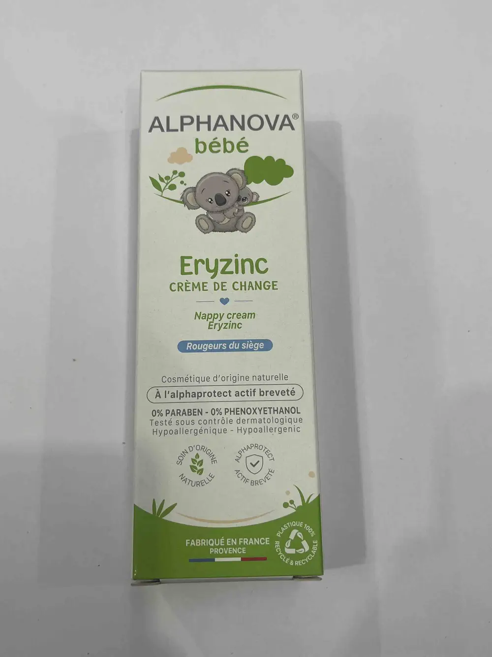 ALPHANOVA - Eryzinc - Crème de change