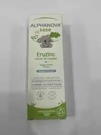 ALPHANOVA - Eryzinc - Crème de change