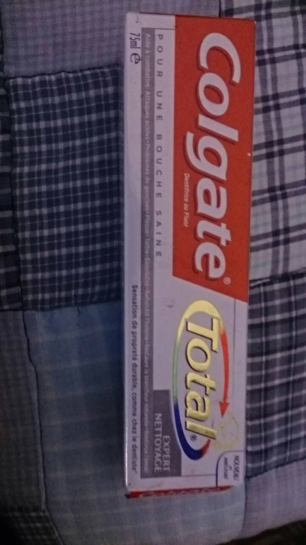 COLGATE - Total expert nettoyage - Dentifrice au fluor