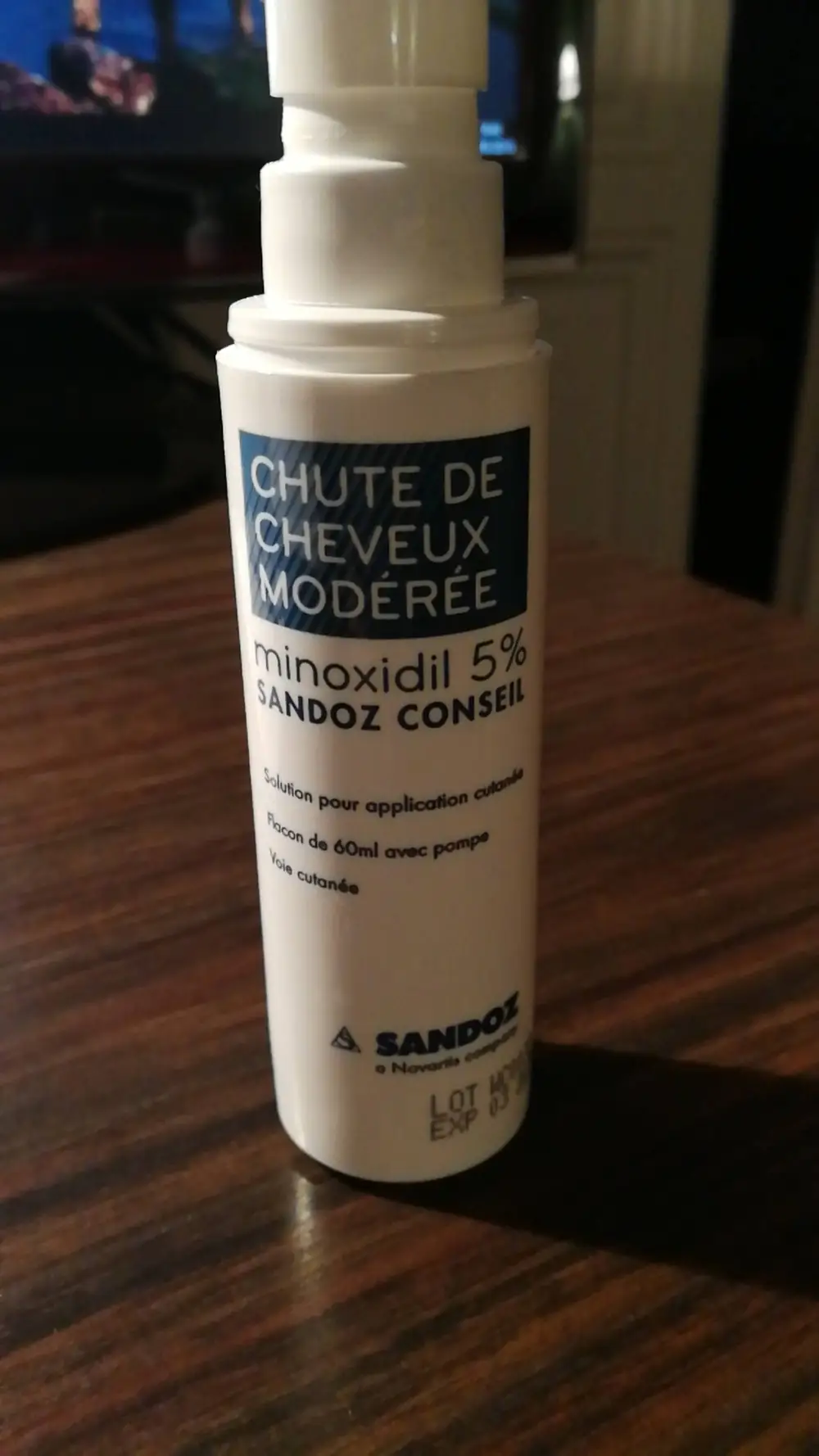 SANDOZ - Chute de cheveux modérée