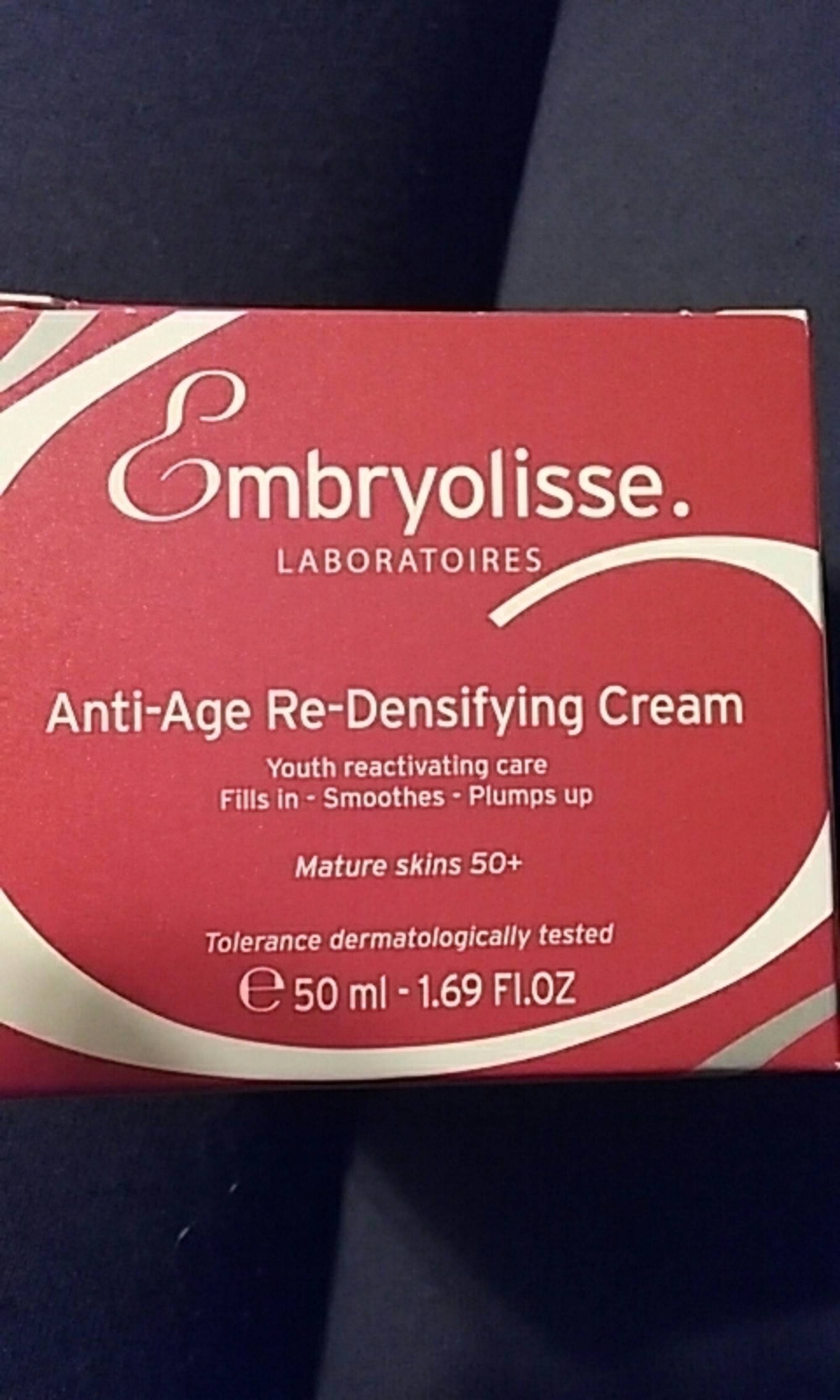 EMBRYOLISSE - Crème anti-âge redensifiante