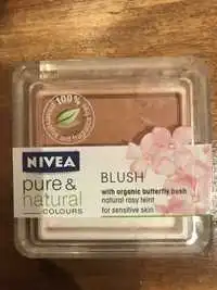 NIVEA - Pure & natural colours - blush with organic butterfly bush