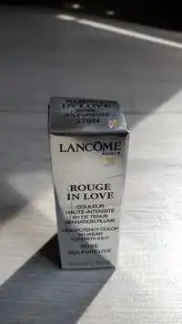LANCÔME PARIS - Rouge in love - Couleur haute intensité rose sulfureuse