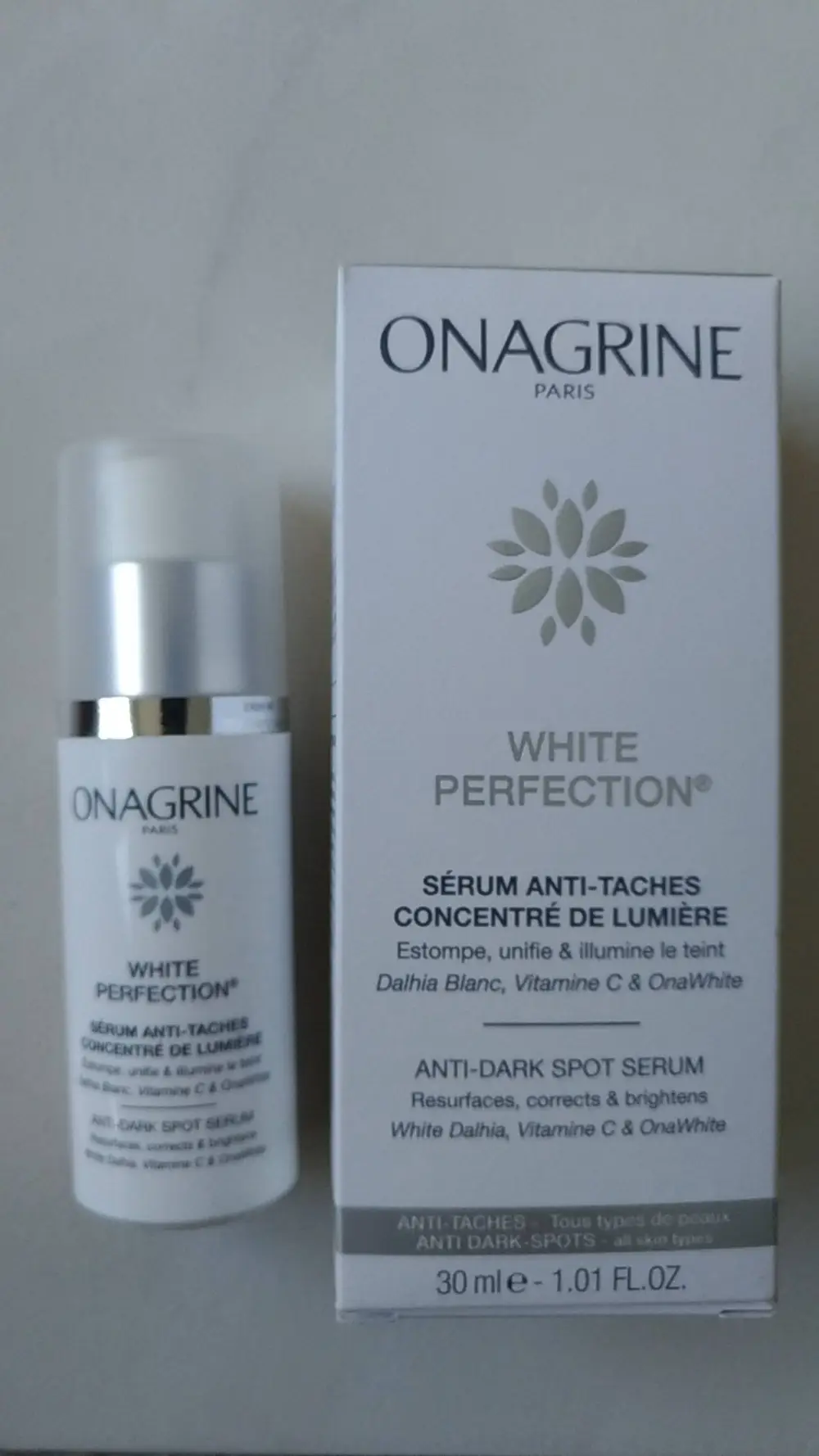 ONAGRINE PARIS - White perfection - Sérum anti-tâches concentré de lumière