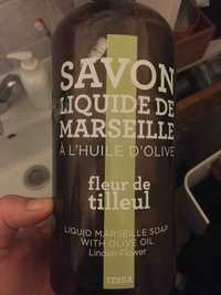 TERRA - Fleur de tilleul - Savon liquide de Marseille à l'huile d'olive