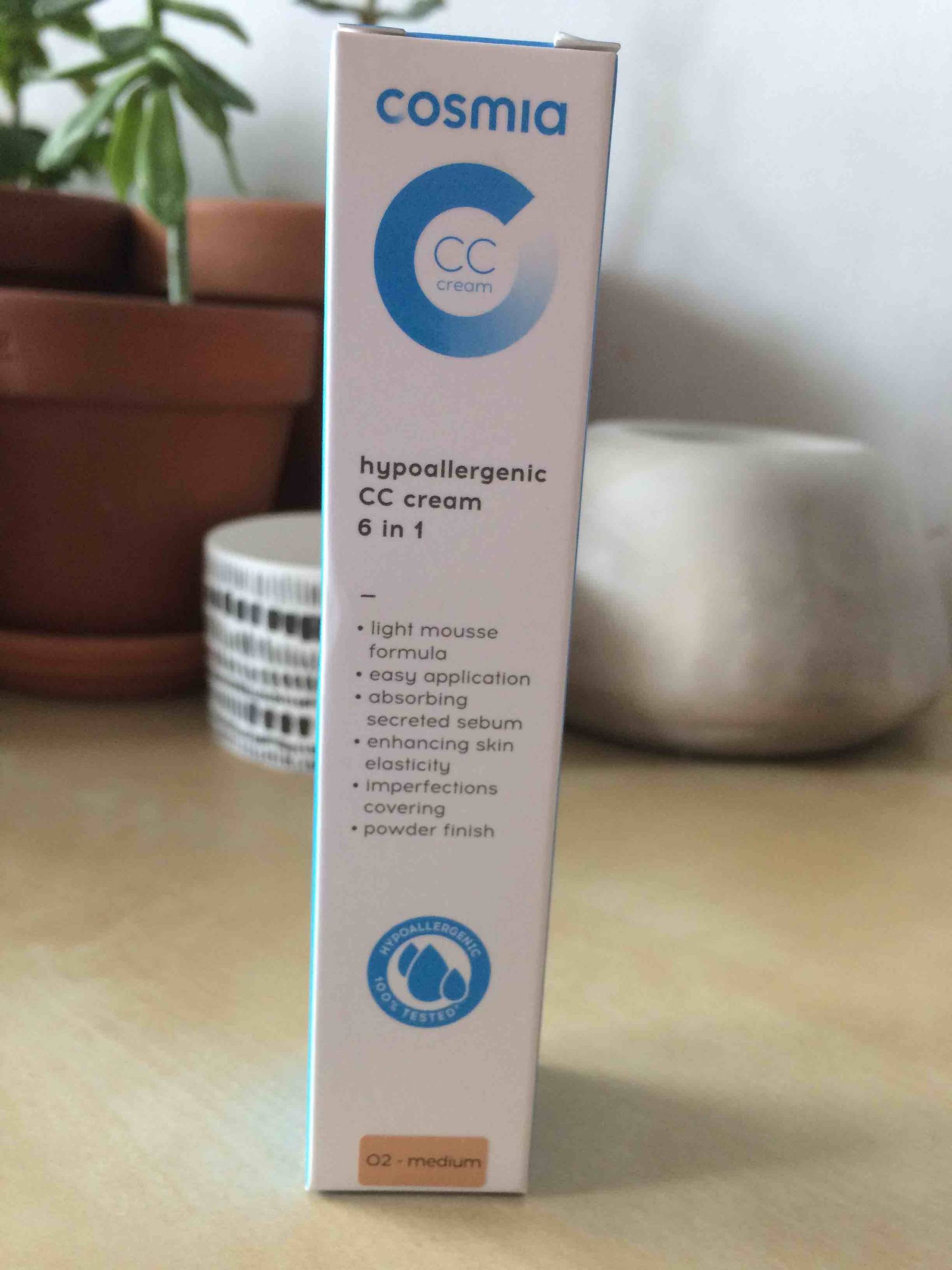 COSMIA - Hypoallergenic CC cream 6 in 1