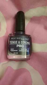 MAYBELLINE - Tenue & strong pro - Vernis professionnel 840