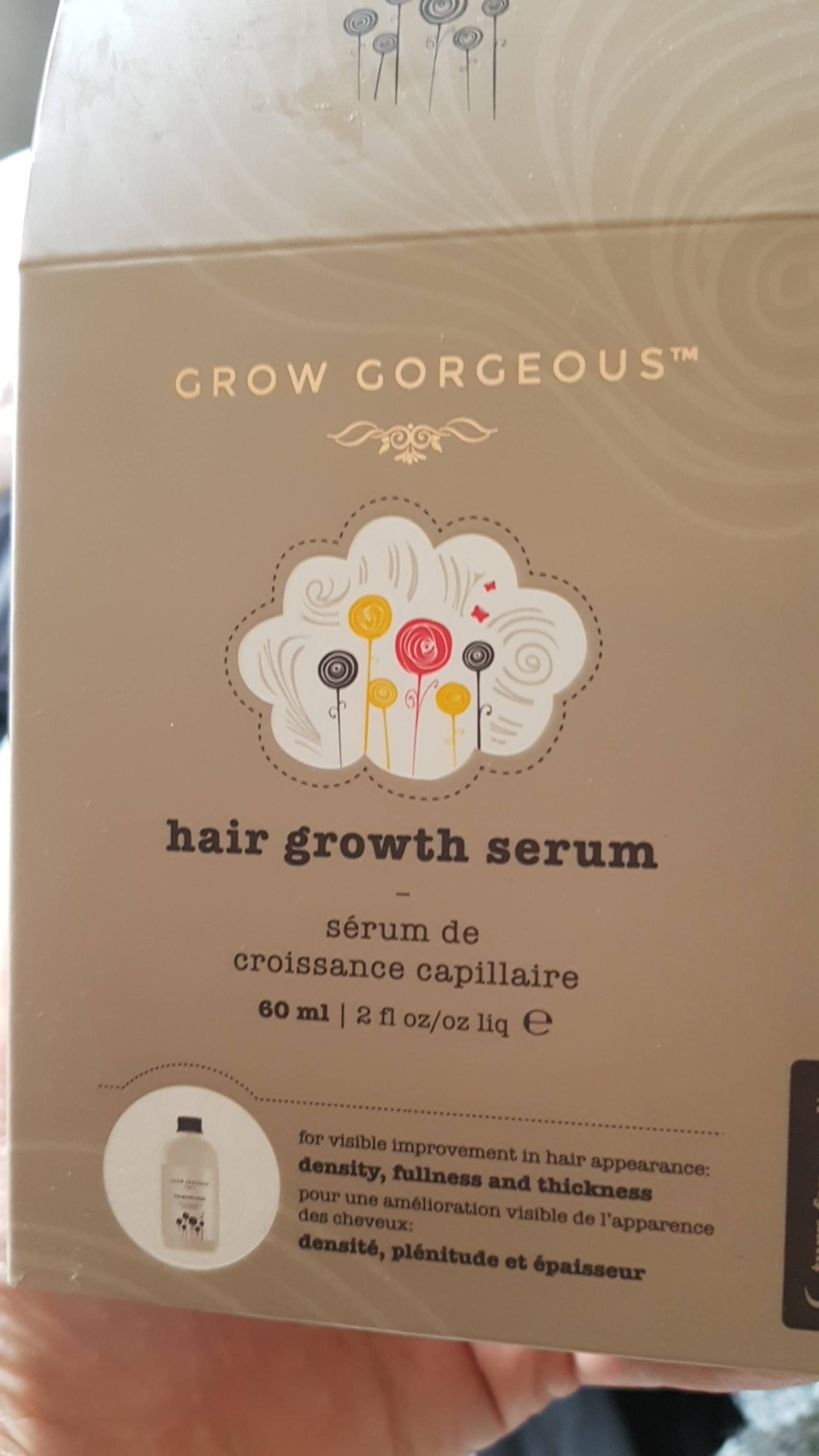 GROW GORGEOUS - Sérum de croissance capillaire