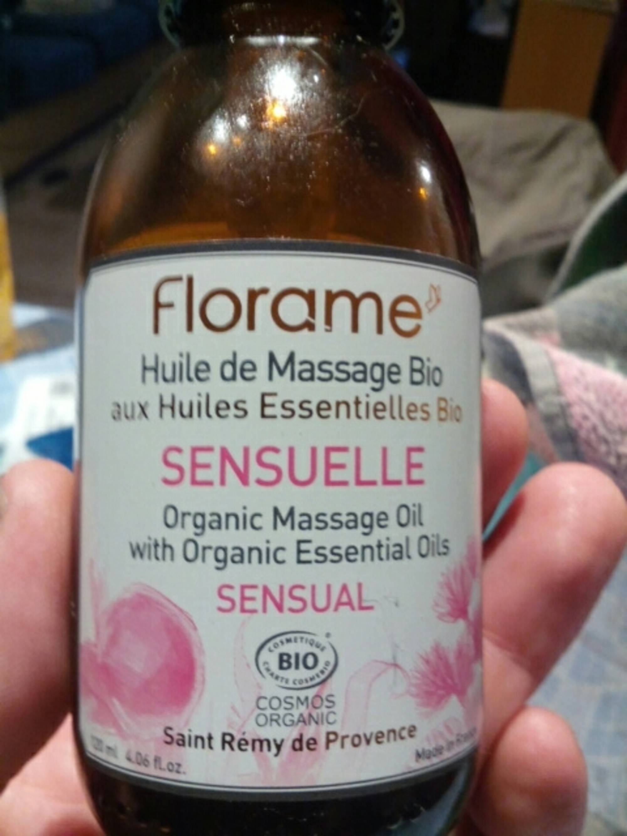 FLORAME - Sensuelle - Huile de massage bio