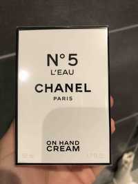 CHANEL - N° 5 l'eau - On hand cream