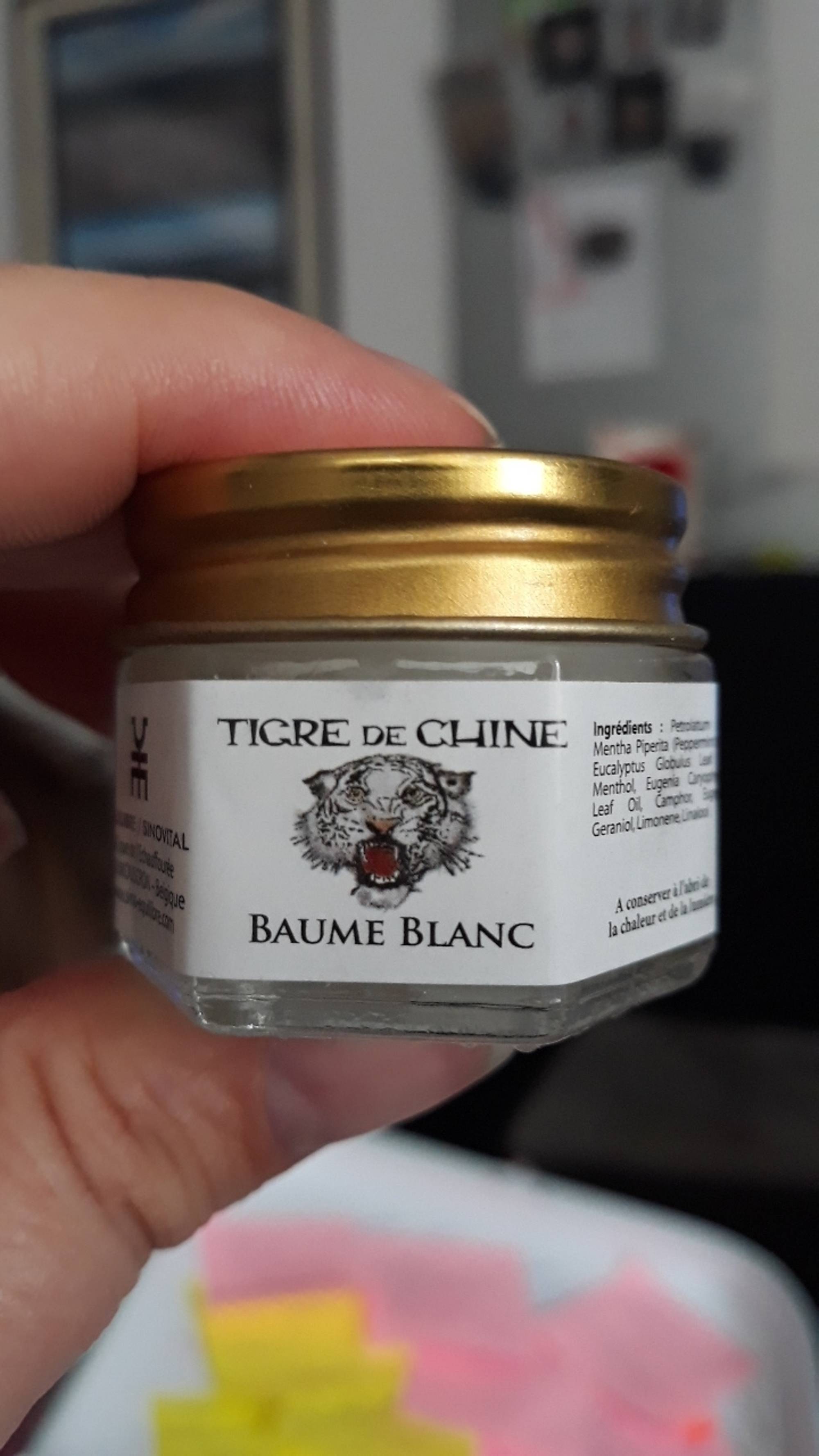 TIGRE DE CHINE - Baume blanc 