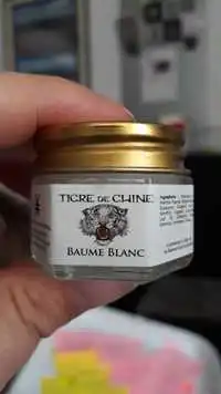 TIGRE DE CHINE - Baume blanc 