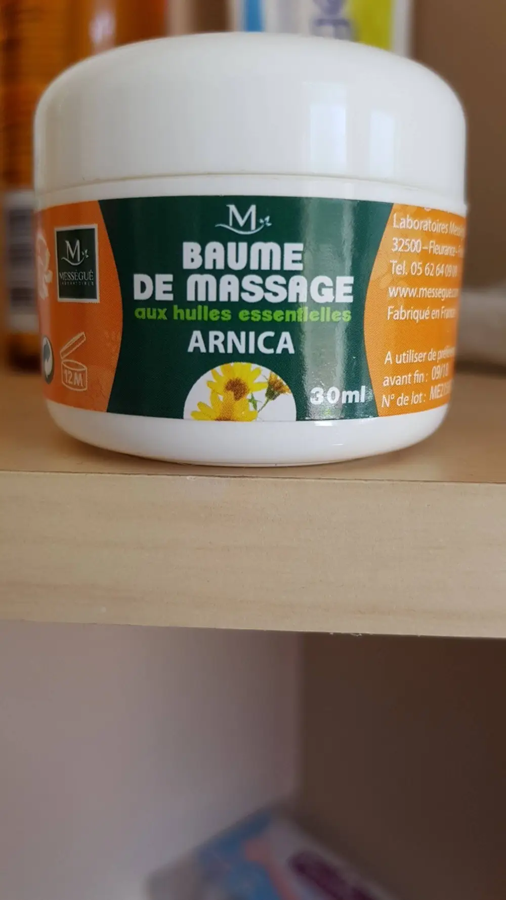 MESSÉGUÉ LABORATOIRES - Arnica - Baume de massage 