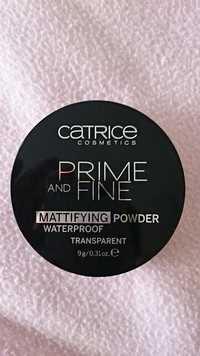 CATRICE - Prime and fine - Mattifying powder waterproof