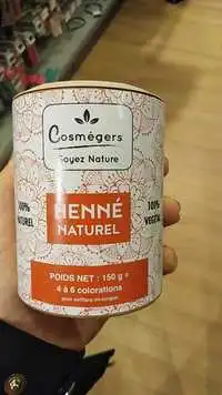 COSMÉGERS - Henné naturel 4 à 6 colorations 