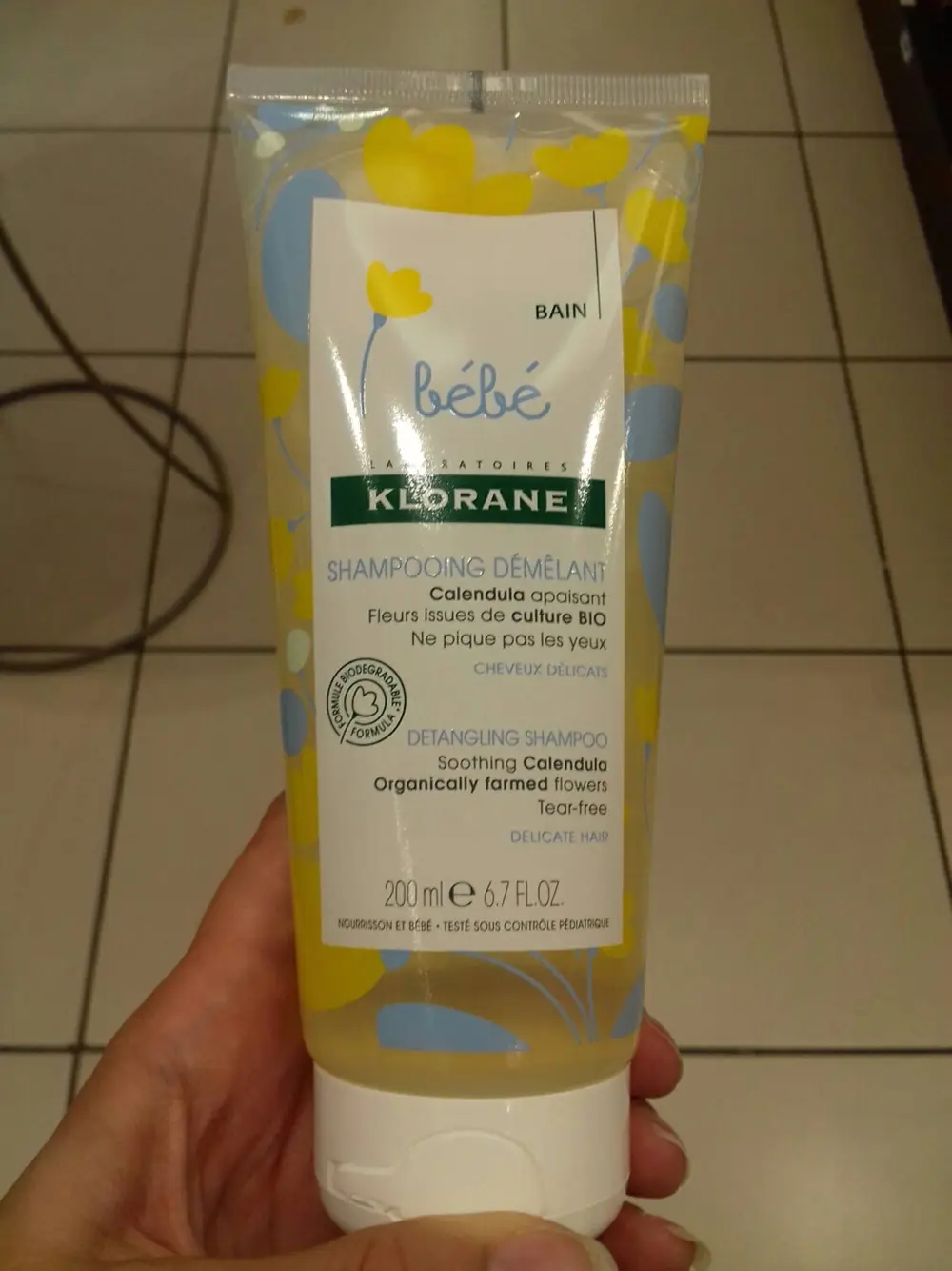 KLORANE - Bébé - Shampooing démêlant