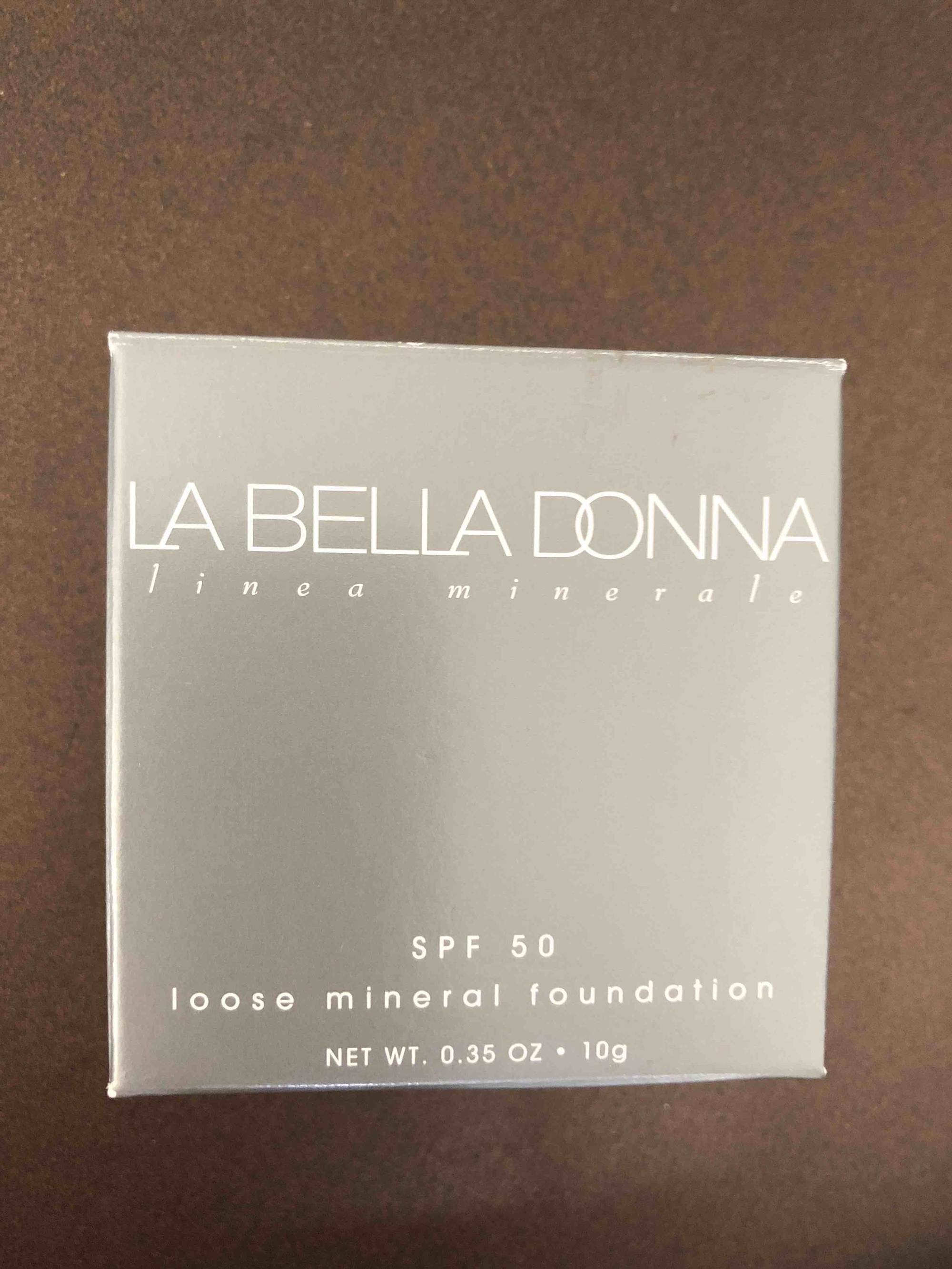 LA BELLA DONNA - Loose mineral foundation SPF 50