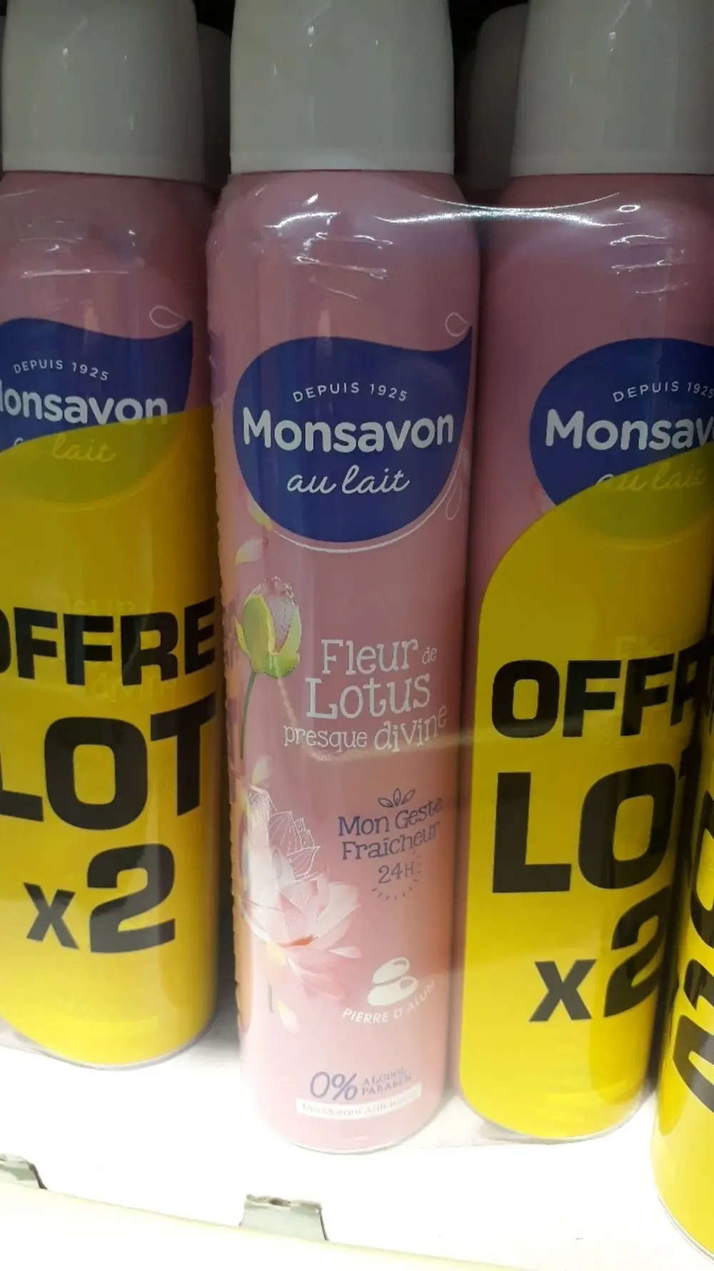 MONSAVON - Fleur de lotus presque divine - Déodorant 24h