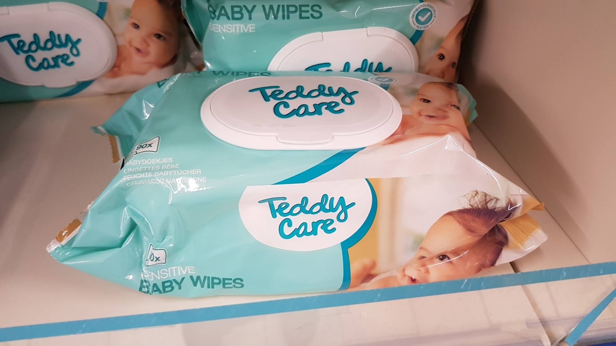 TEDDY CARE - Lingettes bébé - Sensitive