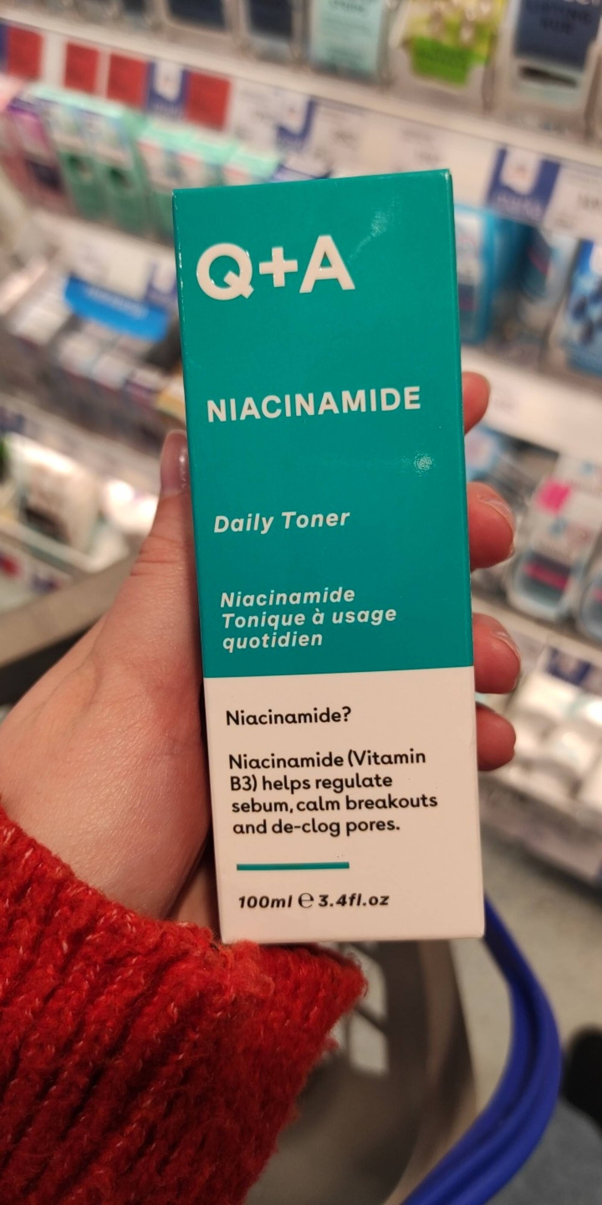 Q+A - Niacinamide - Tonique à usage quotidien