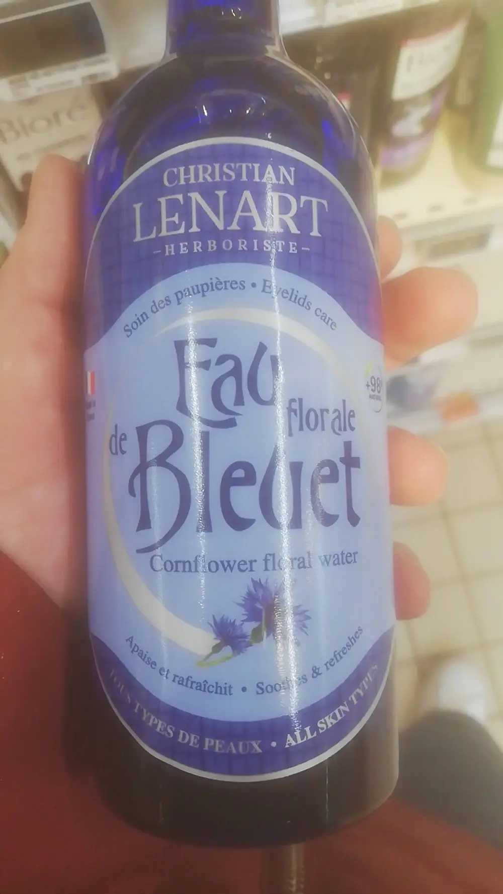 CHRISTIAN LÉNART - Eau florale de bleuet