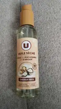 U - Huile macadamia et argan