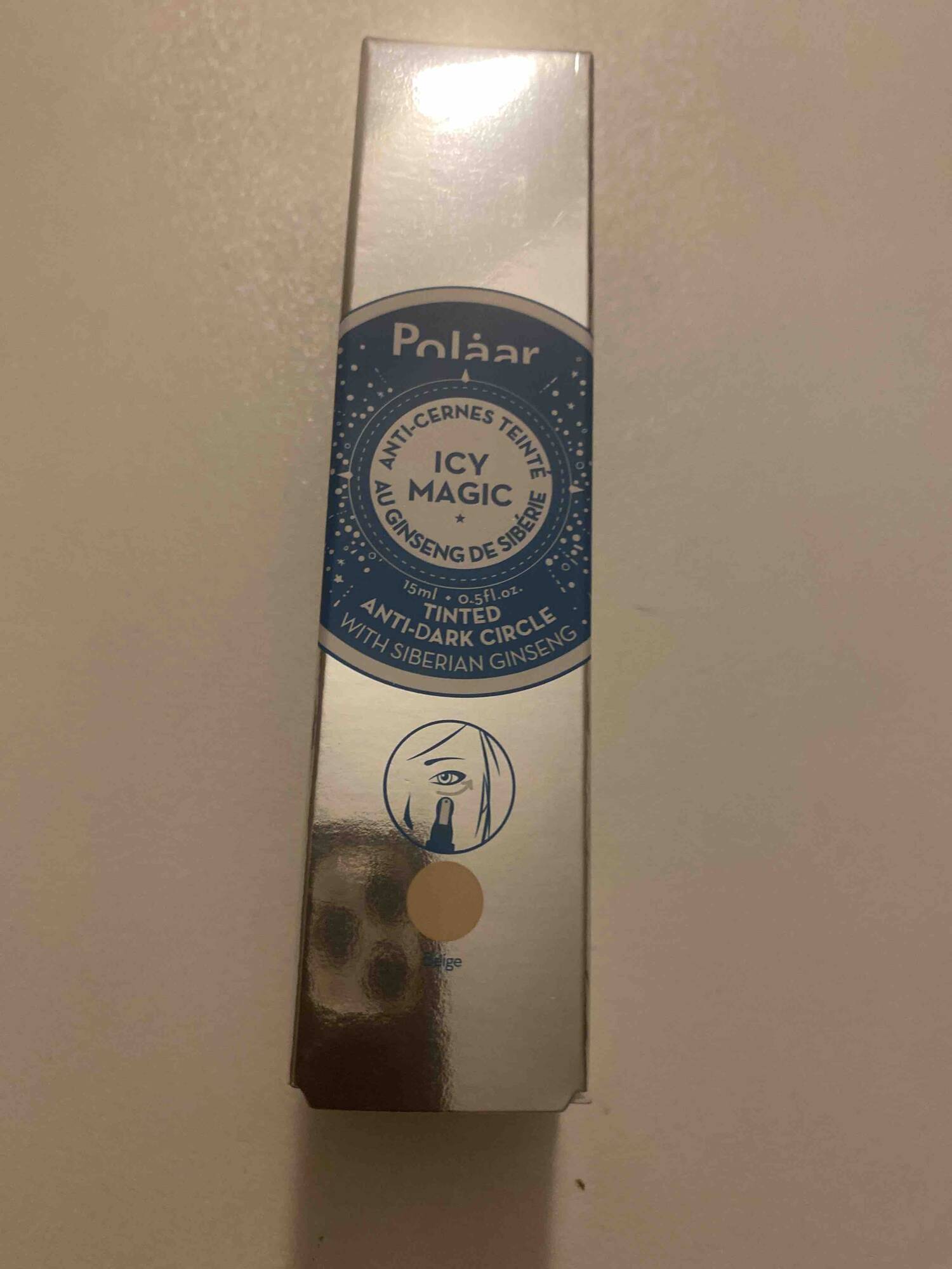 POLAAR - Anti-cernes teinté au ginseng de sibérie beige