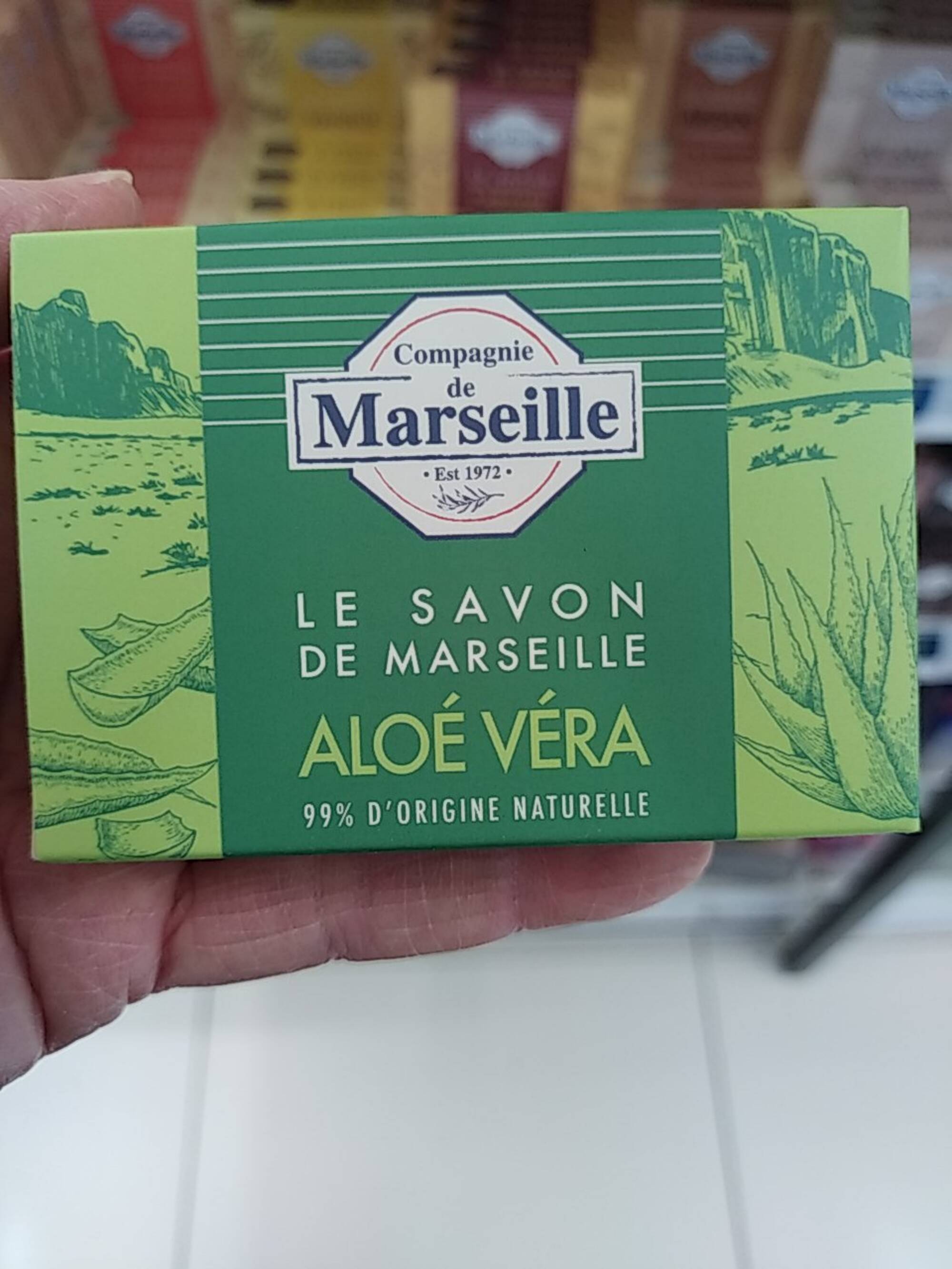 COMPAGNIE DE MARSEILLE - Le savon de Marseille à l'aloé véra
