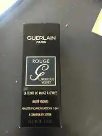 GUERLAIN - Rouge G luxurious velvet