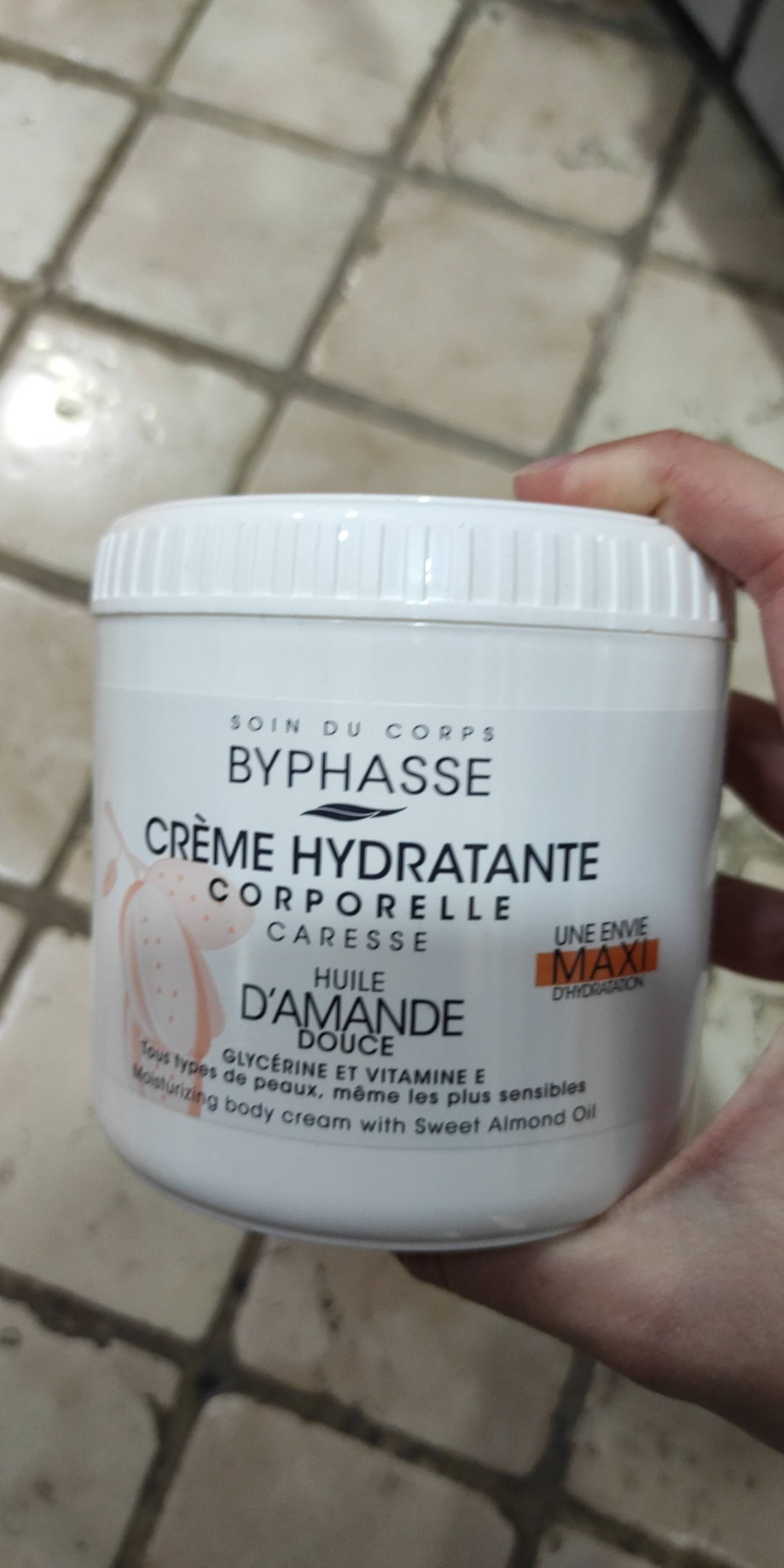 BYPHASSE - Crème hydratante corporelle caresse