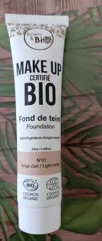 BORN TO BIO - Fond de teint bio n°1 beige clair