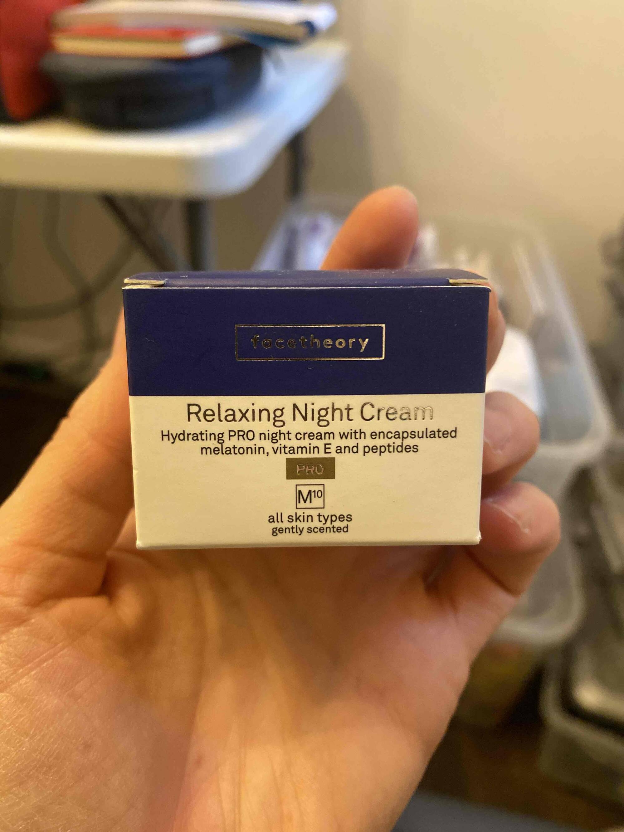 FACETHEORY - Pro M10 - Relaxing night cream
