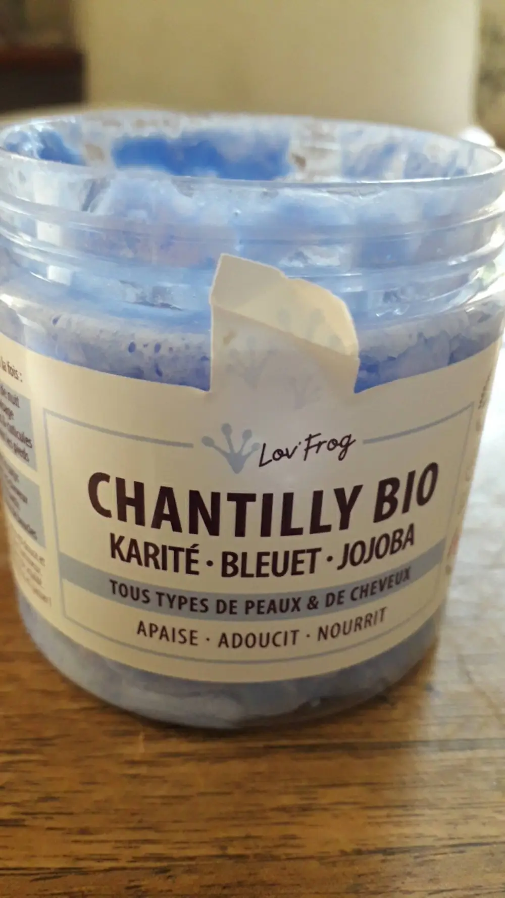 LOV' FROG - Chantilly bio karité